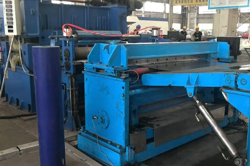 On site shooting of stainless steel Kaiping line