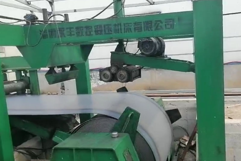 Video of on-site use of hot-rolled Kaiping line