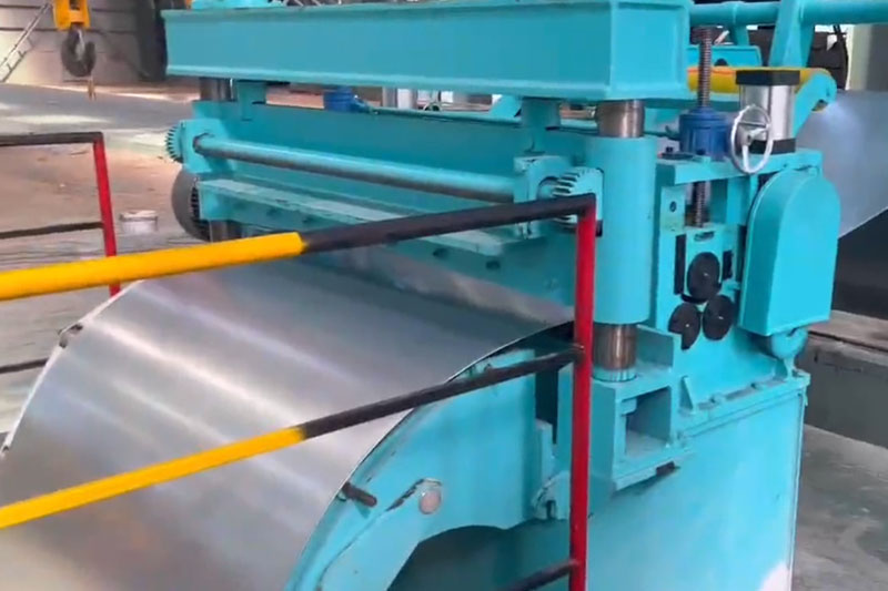 Actual shooting of longitudinal cutting machine factory